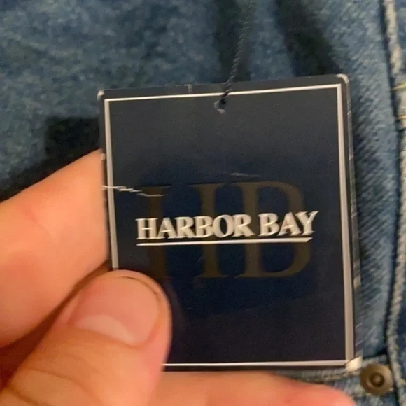 NWT HABOR BAY BLUE JEAN SHORTS SIZE 42